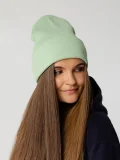 Шапка Real Rib, зеленая (мятная) - фото 4