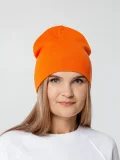 Шапка Tube Top, оранжевая (апельсин) - фото 5