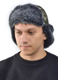 Шапка-ушанка "Ангара" иск.мех (цвета в ассортименте) - фото 4