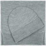 Шарф Cordelia, светло-серый - фото 5