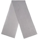 Шарф Nobilis, белый с серым - фото 3