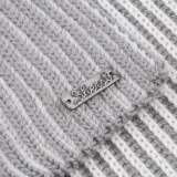 Шарф Nobilis, белый с серым - фото 5