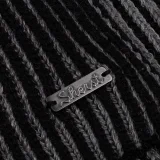 Шарф Nobilis, черный с серым меланжем - фото 5