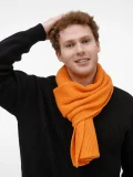 Шарф Nobilis Mono, оранжевый (абрикос) - фото 5