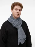 Шарф Nobilis Mono, серый (стальной) - фото 6