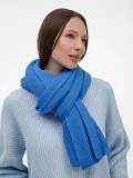 Шарф Nobilis Mono, синий (аква) - фото 5