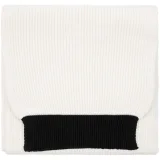 Шарф Snappy, белый с черным - фото 1