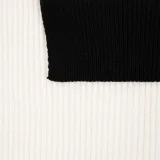 Шарф Snappy, белый с черным - фото 2