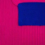 Шарф Snappy, фуксия с синим - фото 2