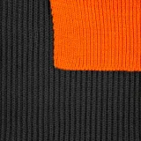 Шарф Snappy, темно-серый с оранжевым - фото 2