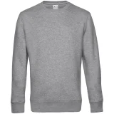 Свитшот унисекс King, серый меланж - фото 2