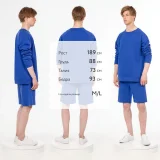 Свитшот унисекс S1, синий - фото 3