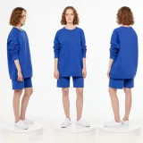 Свитшот унисекс S1, синий - фото 4