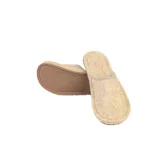 Тапочки войлочные Валеши 412 с подошвой ЭВА, натуральные светлые - фото 3