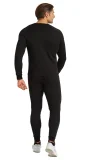 Термобельё LS для средней активности, кальсоны и фуфайка, черное РАСПРОДАЖА 20% - фото 8
