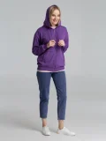 Толстовка на молнии с капюшоном Siverga 2.0, фиолетовая - фото 15