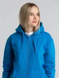 Толстовка на молнии с капюшоном Siverga Heavy 2.0, бирюзовая - фото 12