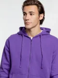 Толстовка на молнии с капюшоном Siverga Heavy 2.0, фиолетовая - фото 15