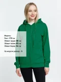 Толстовка на молнии с капюшоном Siverga 2.0, зеленая - фото 4