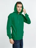 Толстовка на молнии с капюшоном Siverga 2.0, зеленая - фото 9