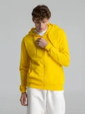 Толстовка на молнии с капюшоном Siverga 2.0, желтая - фото 7