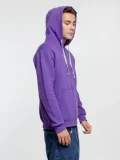Толстовка на молнии с капюшоном Siverga Heavy, фиолетовая - фото 5