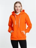 Толстовка на молнии с капюшоном Siverga, оранжевая - фото 5