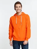 Толстовка на молнии с капюшоном Siverga, оранжевая - фото 8
