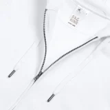 Толстовка на молнии с капюшоном унисекс King, белая - фото 10