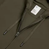 Толстовка на молнии с капюшоном унисекс King, хаки - фото 10