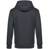 Толстовка на молнии с капюшоном унисекс King, темно-серая - фото 3