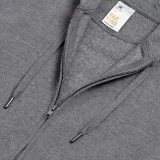 Толстовка на молнии с капюшоном унисекс King, темно-серый меланж - фото 10