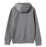 Толстовка на молнии с капюшоном унисекс King, темно-серый меланж - фото 9