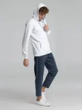 Толстовка на молнии с капюшоном Unit Siverga, белая РАСПРОДАЖА 20% - фото 17