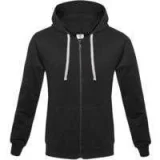 Толстовка на молнии с капюшоном Unit Siverga, черная - фото 1