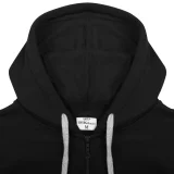 Толстовка на молнии с капюшоном Unit Siverga Heavy, черная - фото 5
