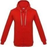 Толстовка на молнии с капюшоном Unit Siverga Heavy, красная - фото 1