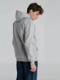 Толстовка на молнии с капюшоном Unit Siverga Heavy, серый меланж - фото 20