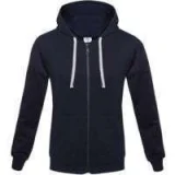 Толстовка на молнии с капюшоном Unit Siverga, темно-синяя - фото 1