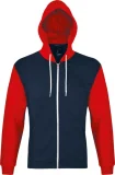 Толстовка на молнии Silver 280 темно-синяя с красным - фото 2