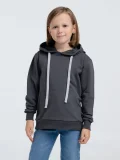 Толстовка с капюшоном детская Kirenga Kids, темно-серая (графит) - фото 3