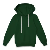 Толстовка с капюшоном детская Kirenga Kids, темно-зеленая - фото 1