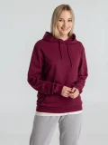 Толстовка с капюшоном унисекс Hoodie, бордовая - фото 12