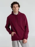 Толстовка с капюшоном унисекс Hoodie, бордовая - фото 17
