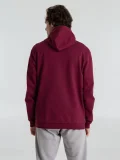 Толстовка с капюшоном унисекс Hoodie, бордовая - фото 18