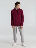 Толстовка с капюшоном унисекс Hoodie, бордовая - фото 19