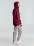 Толстовка с капюшоном унисекс Hoodie, бордовая - фото 20