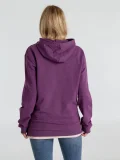 Толстовка с капюшоном унисекс Hoodie, фиолетовый меланж - фото 13