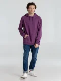 Толстовка с капюшоном унисекс Hoodie, фиолетовый меланж - фото 19