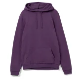 Толстовка с капюшоном унисекс Hoodie, фиолетовый меланж - фото 7